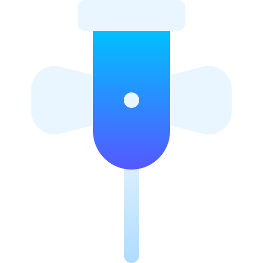 蝶針 Basic Gradient Gradient icon