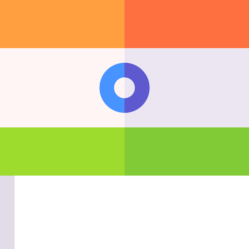 bandeira Basic Straight Flat Ícone