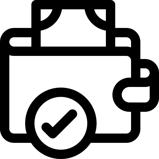 betalingsmiddel Basic Rounded Lineal icoon