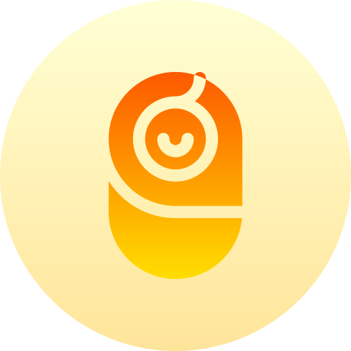 赤ちゃん Basic Gradient Circular icon