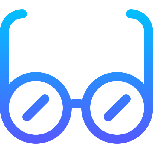 los anteojos Basic Gradient Lineal color icono