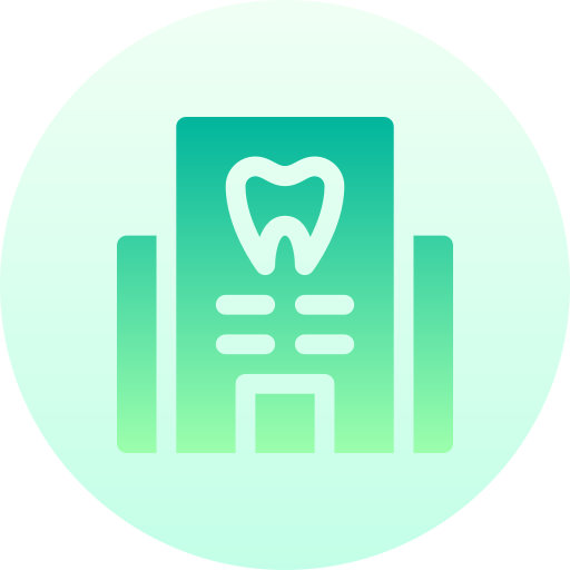 치과 의사 Basic Gradient Circular icon