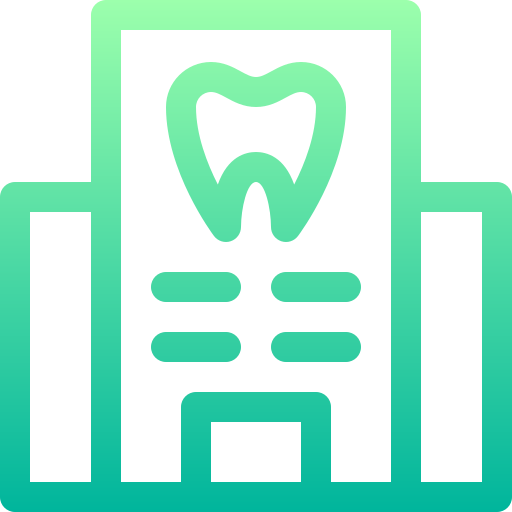 зубной врач Basic Gradient Lineal color иконка