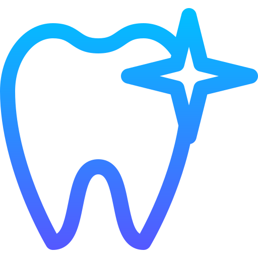 Tooth Basic Gradient Lineal color icon