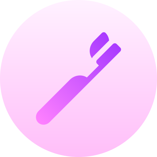 zahnbürste Basic Gradient Circular icon