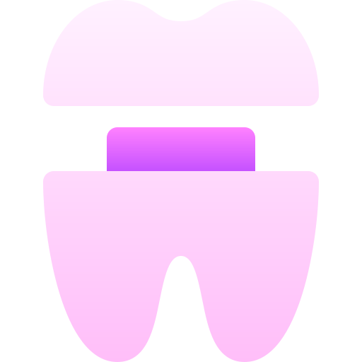 dientes Basic Gradient Gradient icono