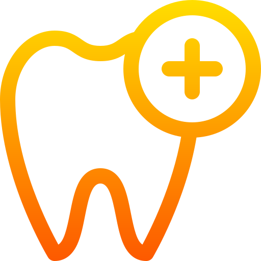 Tooth Basic Gradient Lineal color icon