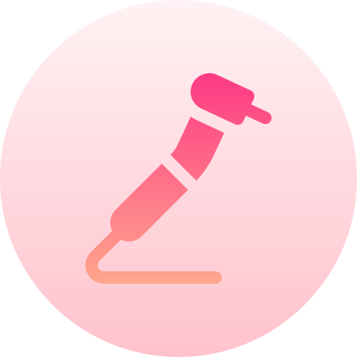 Tooth drill Basic Gradient Circular icon