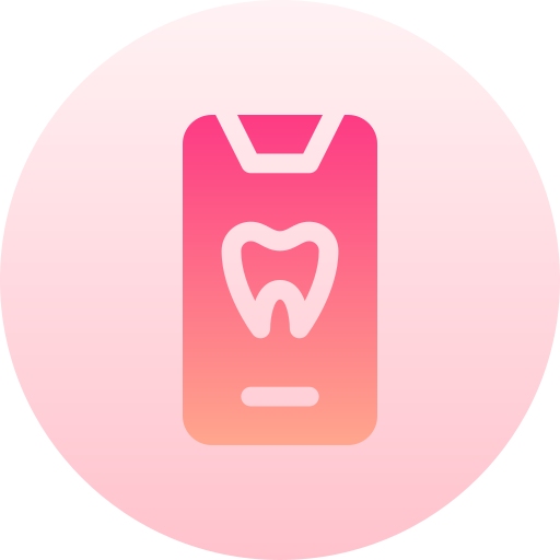 dentaire Basic Gradient Circular Icône