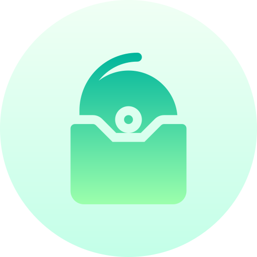 デンタルフロス Basic Gradient Circular icon