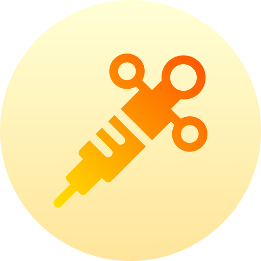 Injecting Basic Gradient Circular icon