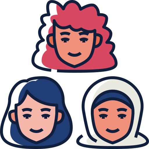 Woman Generic Color Omission icon