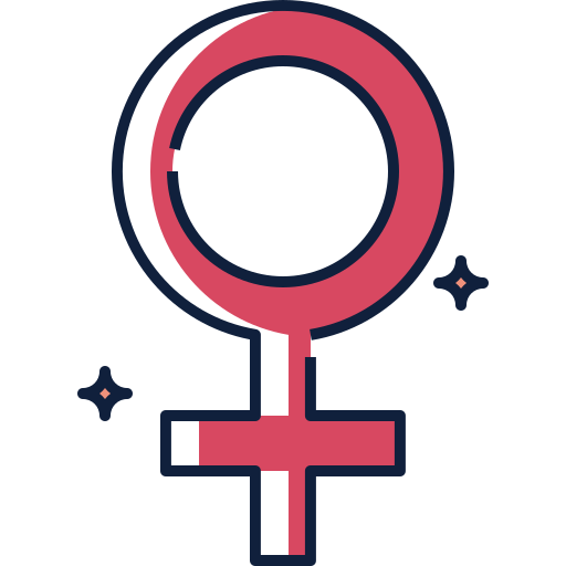kobiecy symbol Generic Color Omission ikona