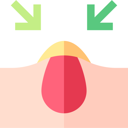 Pimple Basic Straight Flat icon