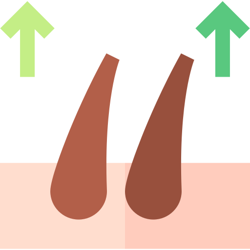 Hair removal Basic Straight Flat icon
