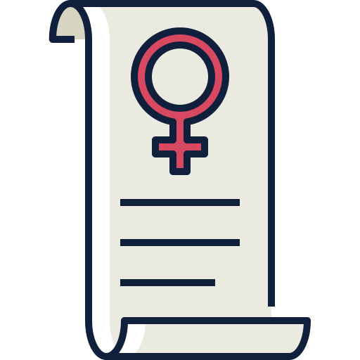 女性の権利 Generic Color Omission icon