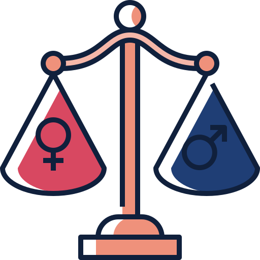 Gender equality Generic Color Omission icon
