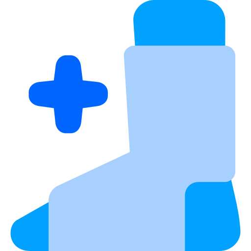 pierna rota Generic Blue icono