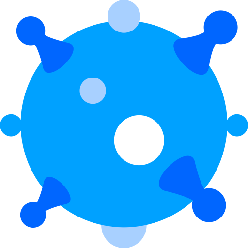 virus Generic Blue Icône