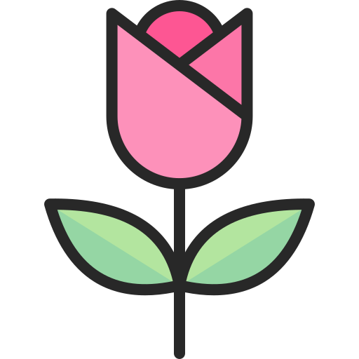 tulipan Generic Outline Color ikona