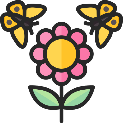 kwiat Generic Outline Color ikona