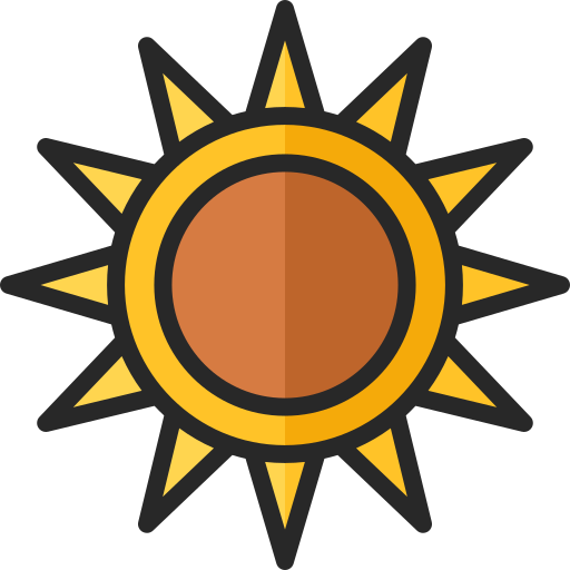 sonne Generic Outline Color icon