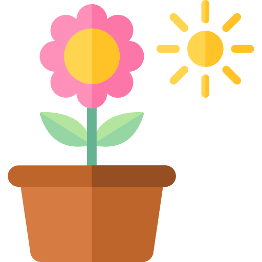 vaso di fiori Generic Flat icona