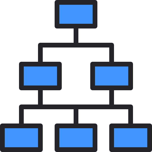 hierarchie Generic Outline Color icon
