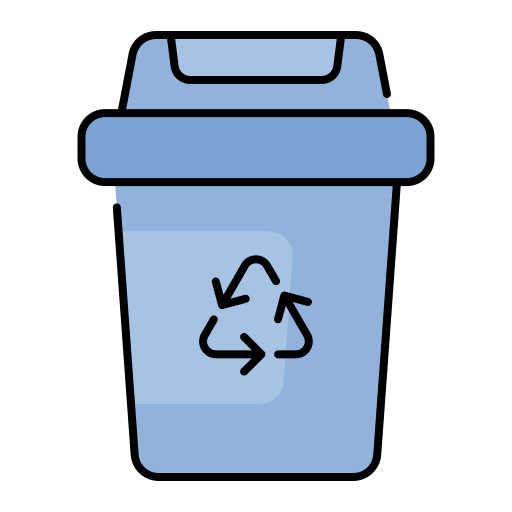 Trash can Generic Outline Color icon