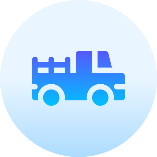 トラック Basic Gradient Circular icon