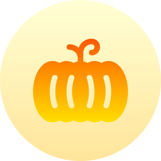 calabaza Basic Gradient Circular icono