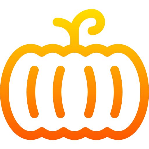 かぼちゃ Basic Gradient Lineal color icon