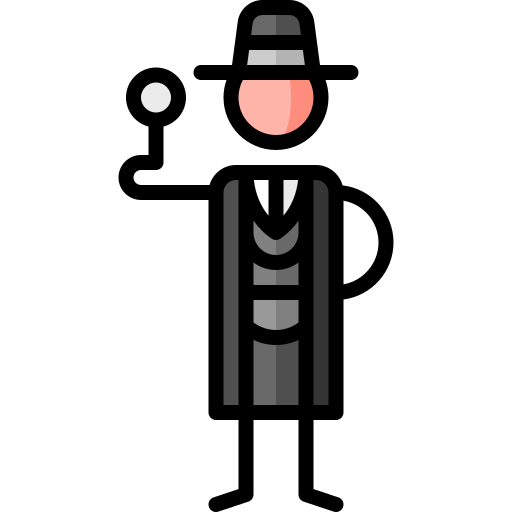 형사 Puppet Characters Lineal Color icon