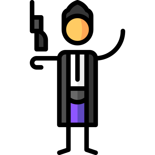 Agent Puppet Characters Lineal Color icon
