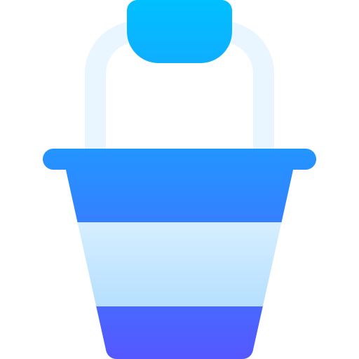 Bucket Basic Gradient Gradient icon