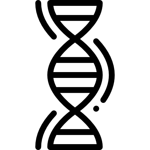 dna Detailed Rounded Lineal Ícone