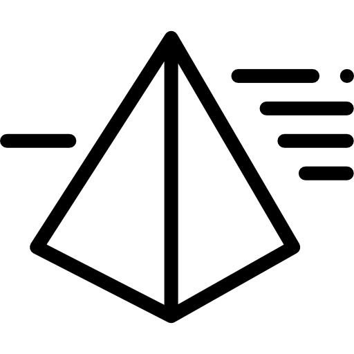 プリズム Detailed Rounded Lineal icon