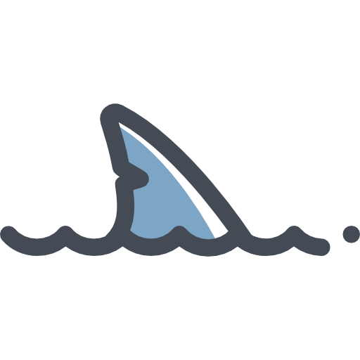 requin Sergei Kokota Lineal Color Icône