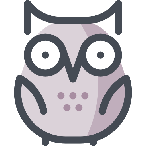 Owl Sergei Kokota Lineal Color icon