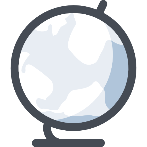 Earth globe Sergei Kokota Lineal Color icon