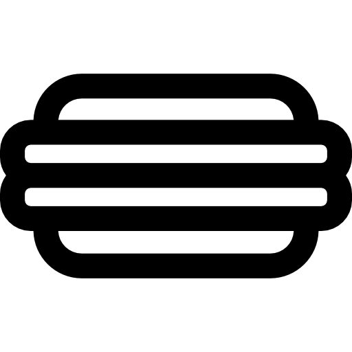 버거 Basic Rounded Lineal icon