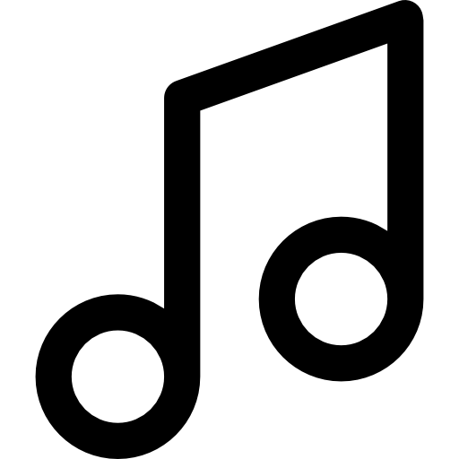 Музыка Basic Rounded Lineal иконка