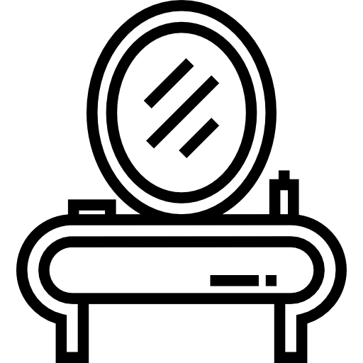 espejo Detailed Straight Lineal icono