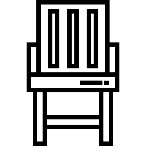 krzesło Detailed Straight Lineal ikona