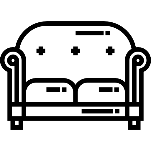 sofa Detailed Straight Lineal icon