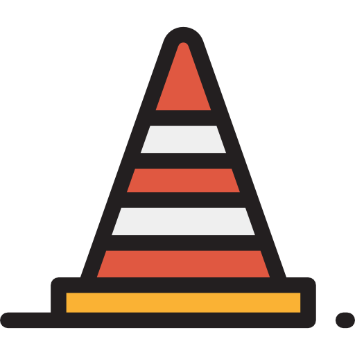 Cone Detailed Rounded Lineal color icon
