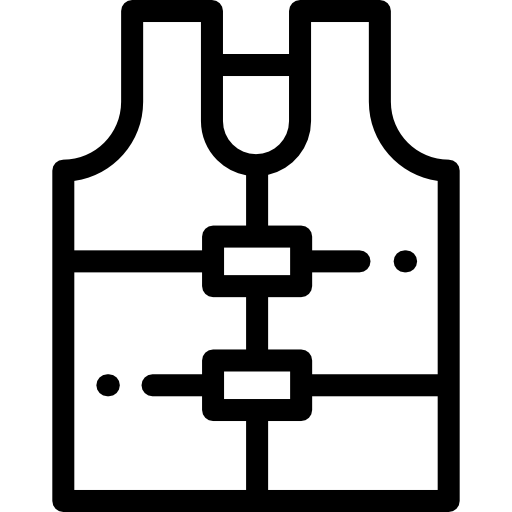 Vest Detailed Rounded Lineal icon