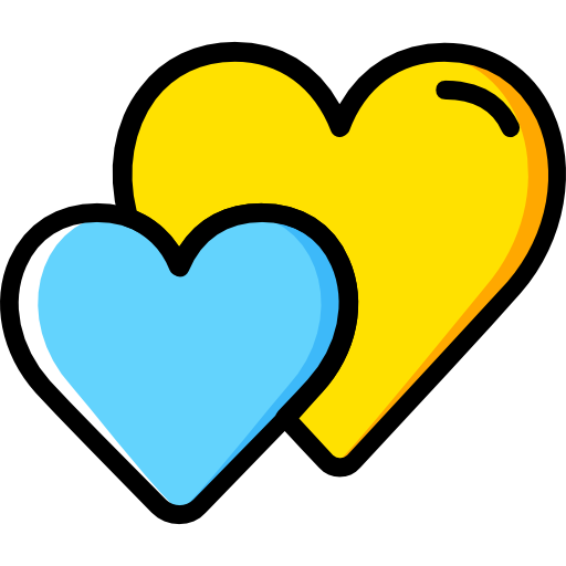 cœur Basic Miscellany Yellow Icône