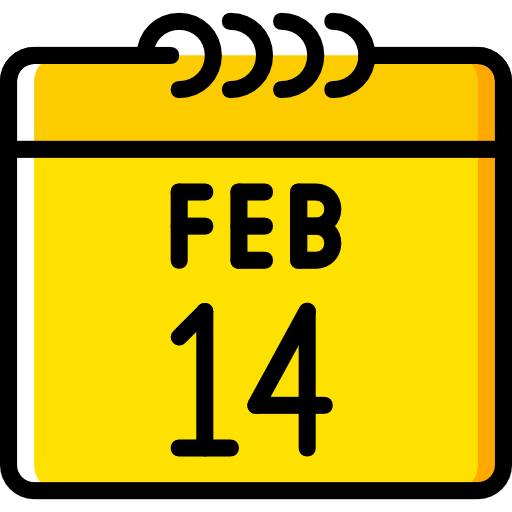 Valentines day Basic Miscellany Yellow icon