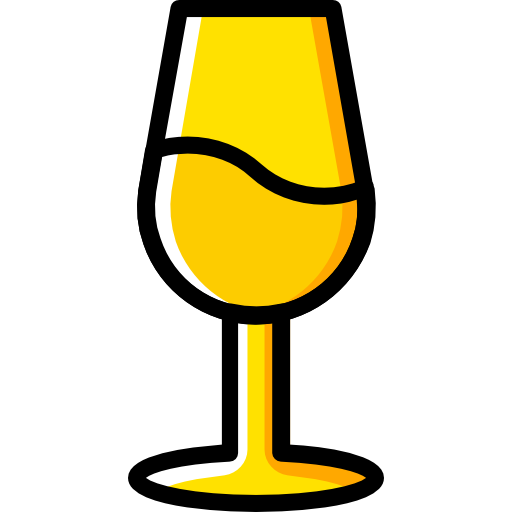 와인 잔 Basic Miscellany Yellow icon